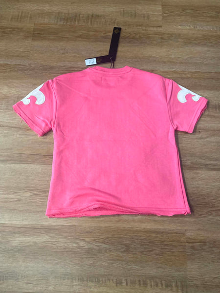BOYS PINK SAINTS CROP TEE