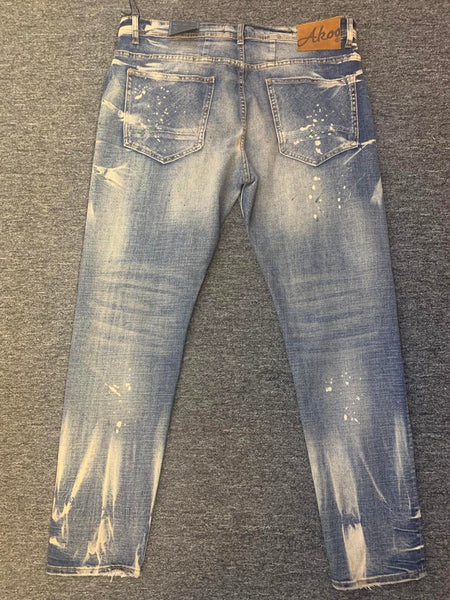 MEN AKOO OLD ENGLISH DENIM JEANS