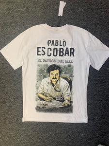 MEN WHITE EL PATRON DEL MAL TSHIRT