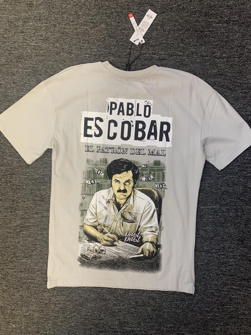 MEN GRAY EL PATRON DEL MAL TSHIRT