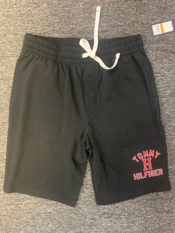 MEN BLACK TOMMY HILFIGER MIDDLE H SHORTS