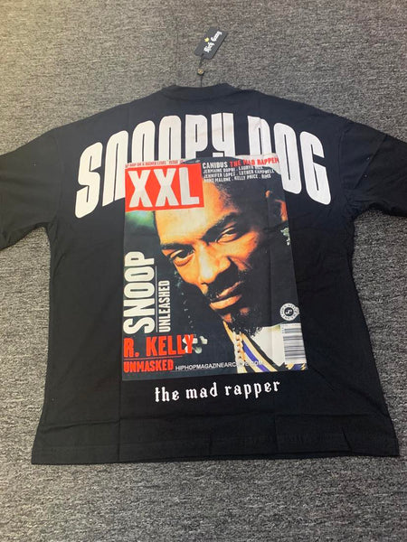 MEN BLACK SNOOPDOG TSHIRT