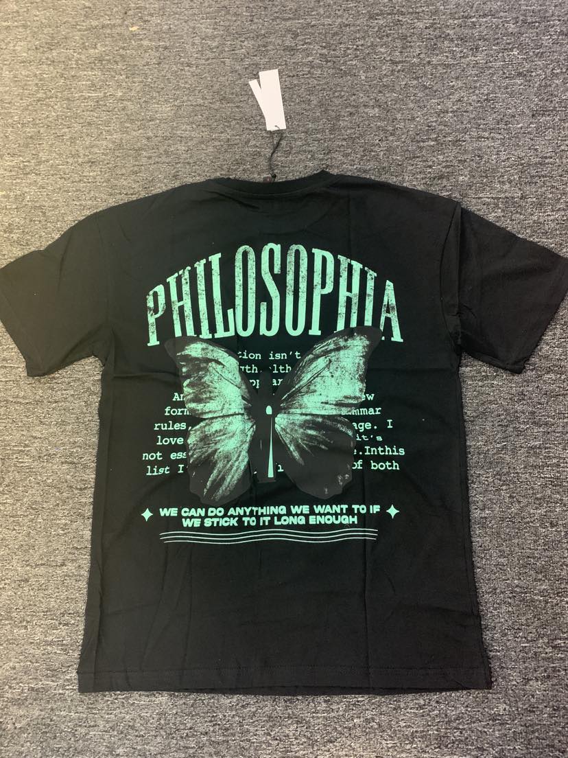 MEN BLACK PHILOSOPHIA TSHIRT