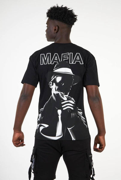 MEN BLACK MAFIA MAN TSHIRT