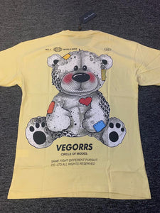 MEN YELLOW VEGORRS TSHIRT