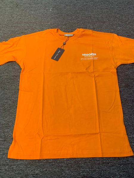 MEN ORANGE VEGORRS TSHIRT