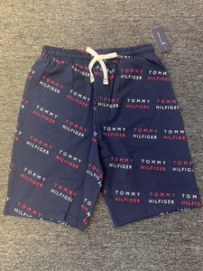 MEN NAVY BLUE TOMMY HILFIGER SMALL PRINT ALL OVER SHORTS