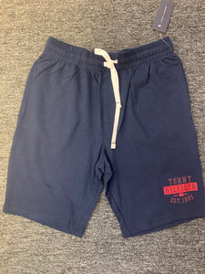 MEN NAVY BLUE TOMMY HILFIGER RED COLOR BLOCK SHORTS