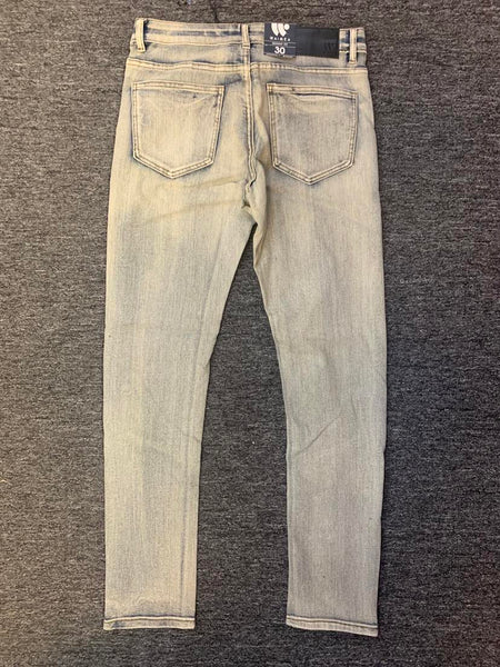 MEN ANTIQUE BLEACH SKINNY STYLE DENIM