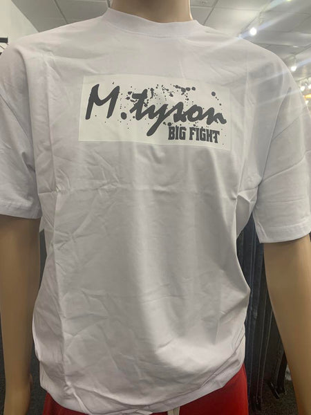 MEN WHITE BIG FIGHT M. TYSON TSHIRT