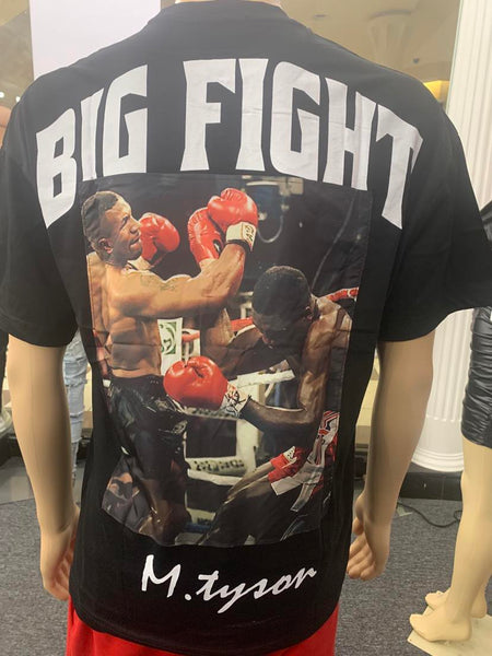 MEN BLACK BIG FIGHT M. TYSON TSHIRT