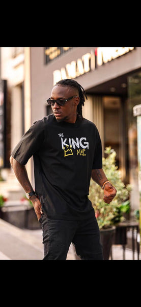 MEN BLACK KING BIG TSHIRT