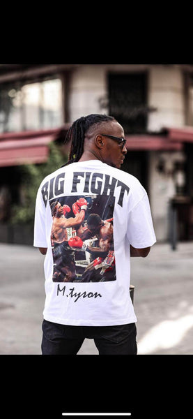 MEN WHITE BIG FIGHT M. TYSON TSHIRT