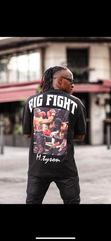 MEN BLACK BIG FIGHT M. TYSON TSHIRT