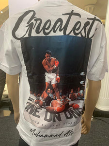 MEN WHITE GREATEST MUHAMMAD ALI TSHIRT