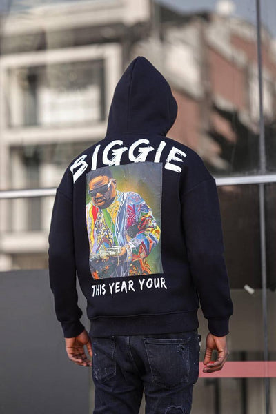 MEN BLACK BIGGIE THIS YEAR YOUR HOODIE