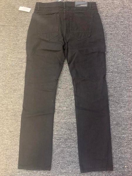 MEN Jet Black with Black Color backing jeans