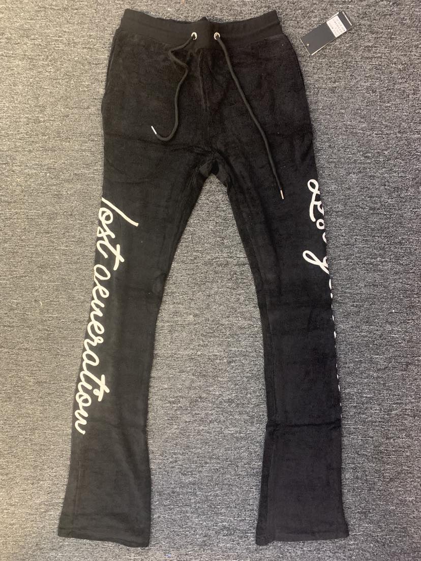 MEN BLACK LOST GENERATION STCK SWEAT PANTS