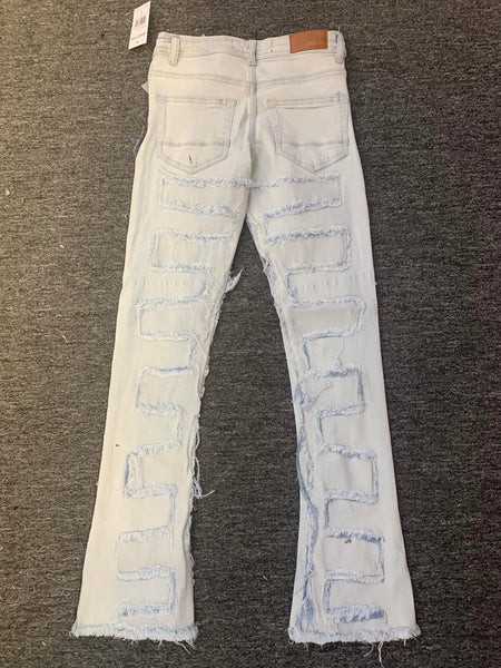 KIDS ICE BLUE ARKETYPE STACK JEANS