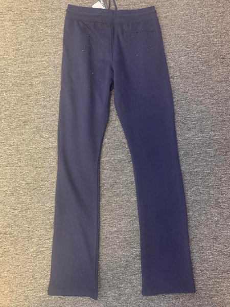 MEN NAVY Fleece Stacked Pant