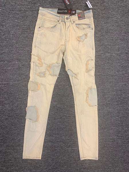 MEN VANILLA GRIND DESTROYED JEANS (JEANS ONLY)