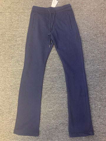 MEN NAVY Fleece Stacked Pant