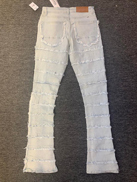 MEN Ice Blue Cactus V2 Stacked Jeans