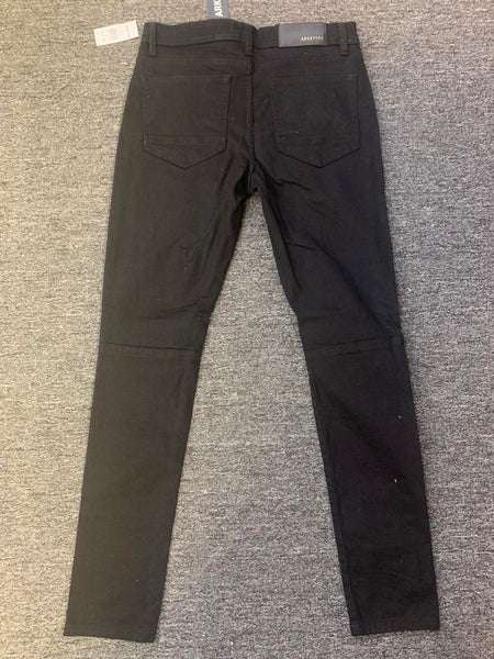 MEN JET BLACK DENALI LOOP JEANS