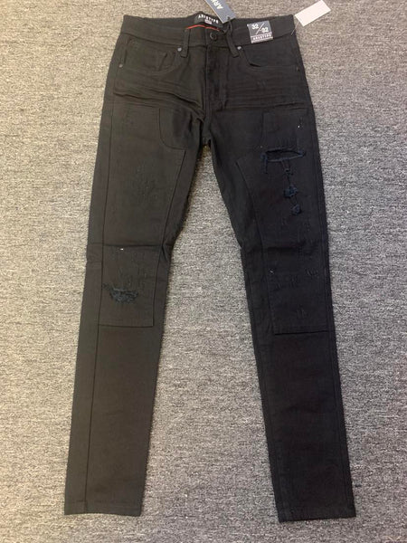 MEN JET BLACK DENALI LOOP JEANS