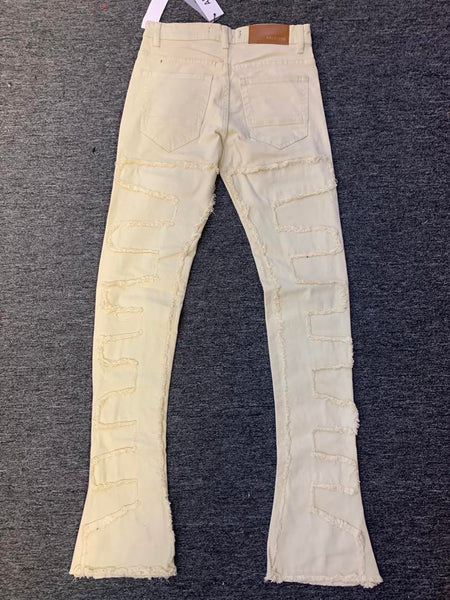 Men Bone Maze Stacked Pants (Pants Only)