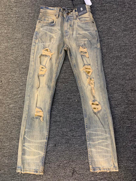 Kid's Light Tint/Wheat Color Backing Jeans