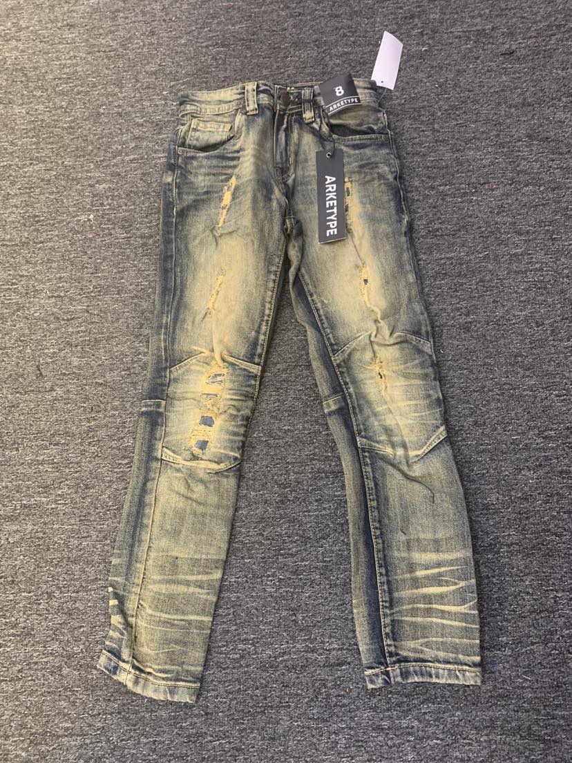 Kids Vanilla Double Whisker Jeans