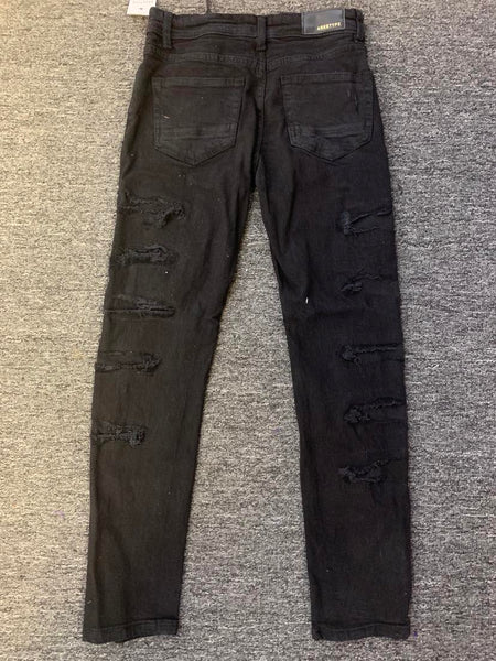 Kids Lt Black Broadway Slim Jeans