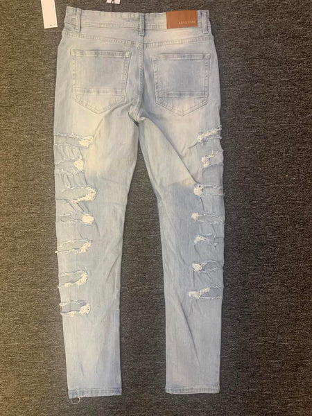 Men Lt Blue Broadway Slim Jeans