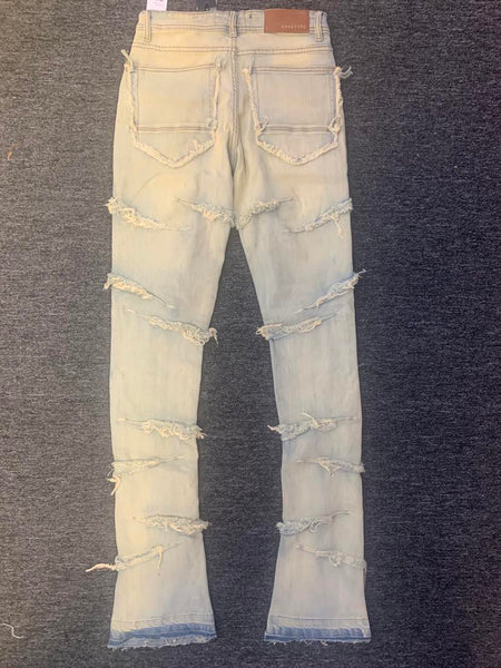 Men Vanilla Rockies Stacked Jeans