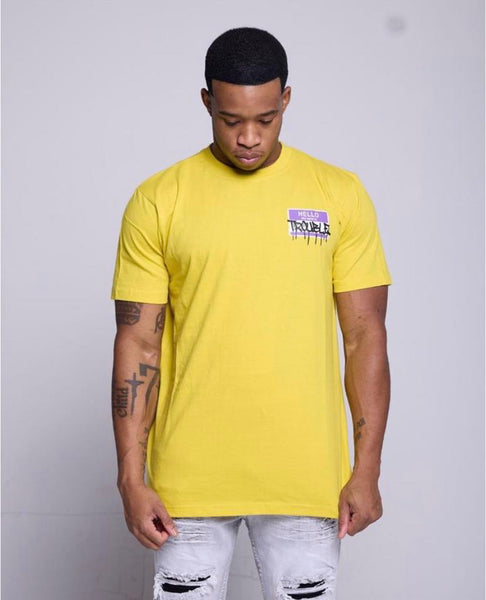 Kids Yellow Trouble T-shirt