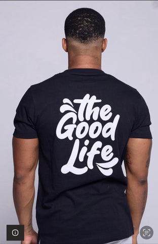 Little Kids Black The Good Life T-shirt