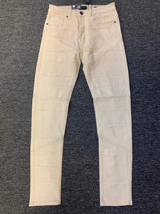 MEN BONE DESTROYED LINES ACROSS PANTS