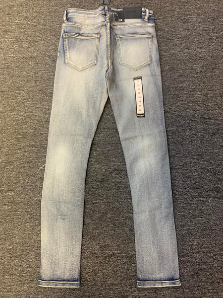 MEN BLUE WASH DESTROYED WITH LINING JEANS