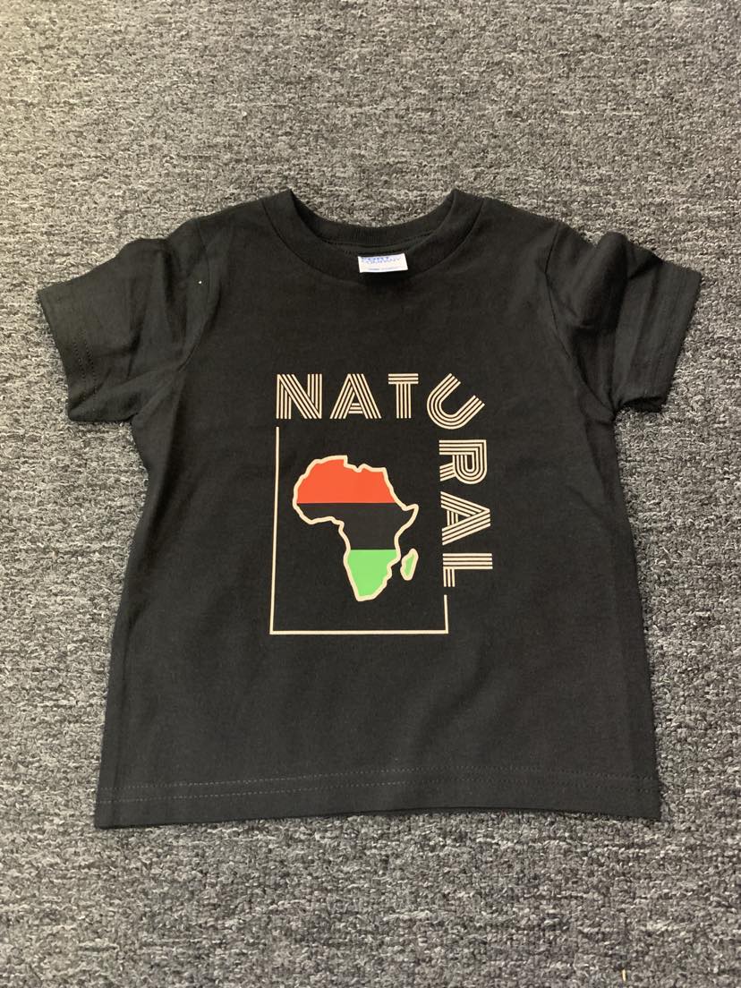 Kids Black Natural Tee