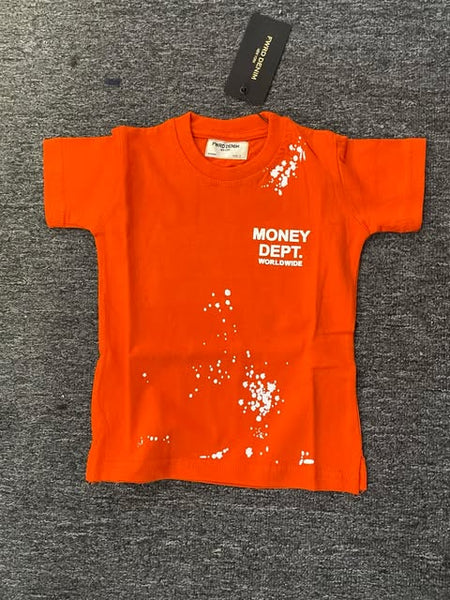 Little Kids & Kid's Orange Money Dept T-shirt