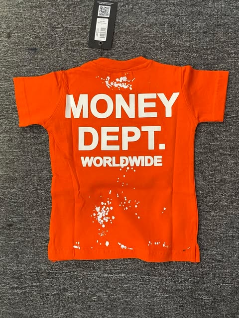 Little Kids & Kid's Orange Money Dept T-shirt