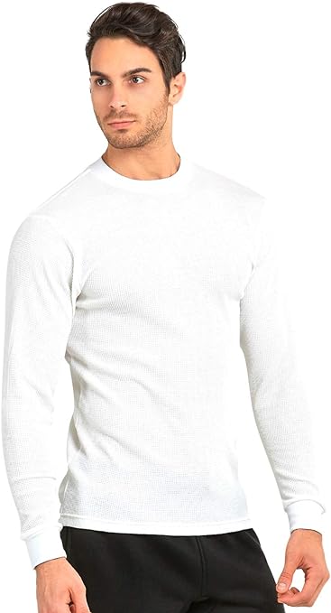 Men White Heavy Weight Thermal 100% cotton