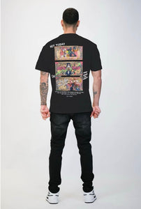 MEN BLACK BUY & HOLD SCRUGE DUCK RHINESTONE TEE