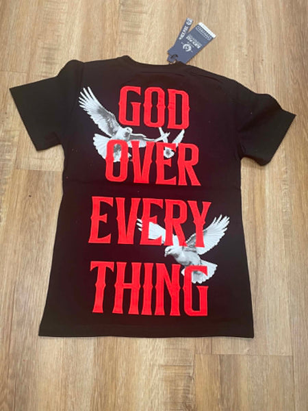 BOYS BLACK ALL GLORY TO GOD TEE