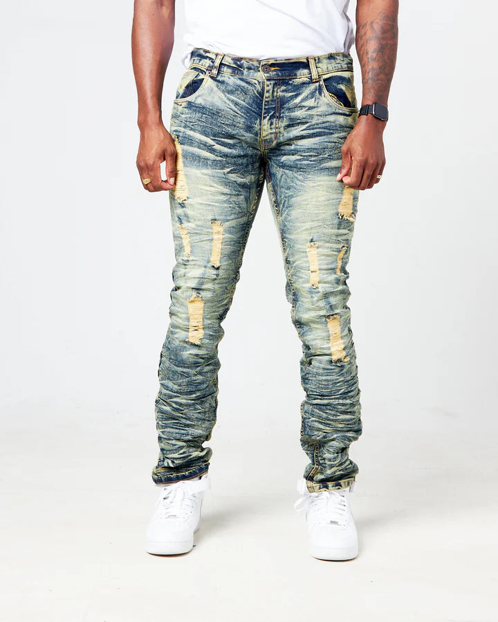 Little Kid's Med Tint Wild Tiger Jeans