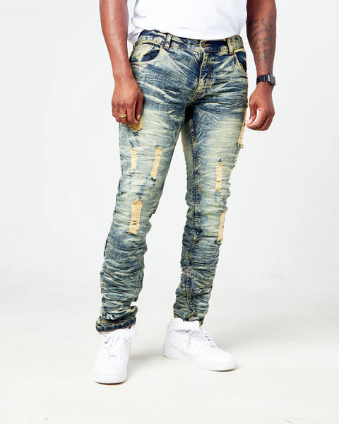 Little Kid's Med Tint Wild Tiger Jeans