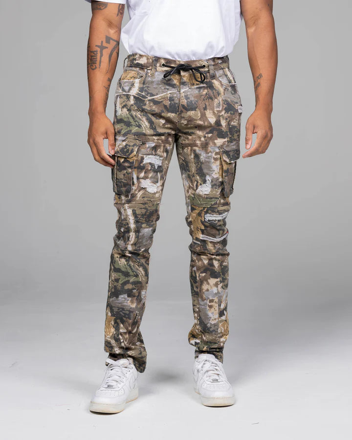 Little Kid's Cadre Forest Camo Twill Pant