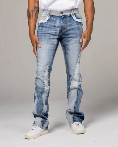 MEN'S S.BLUE STACKED TRIPPIN DENIM JEAN