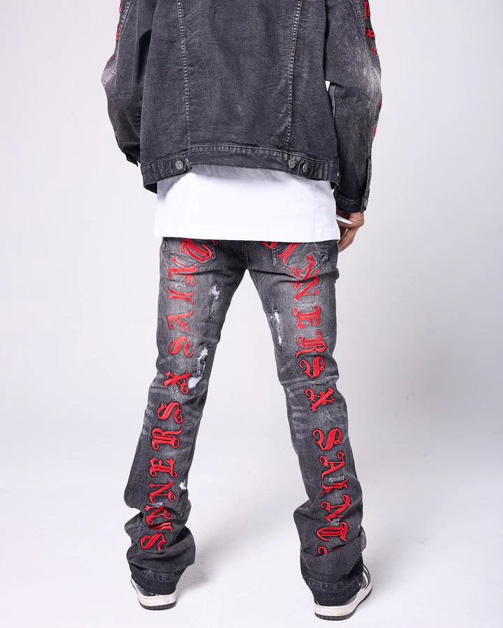 Kid's Saints x Sinners Denim Jean